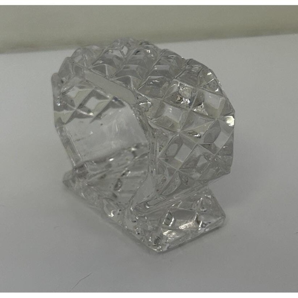 Crystal Legends By Godinger Napkin Rings Set Of 3 - Picture 2 of 3